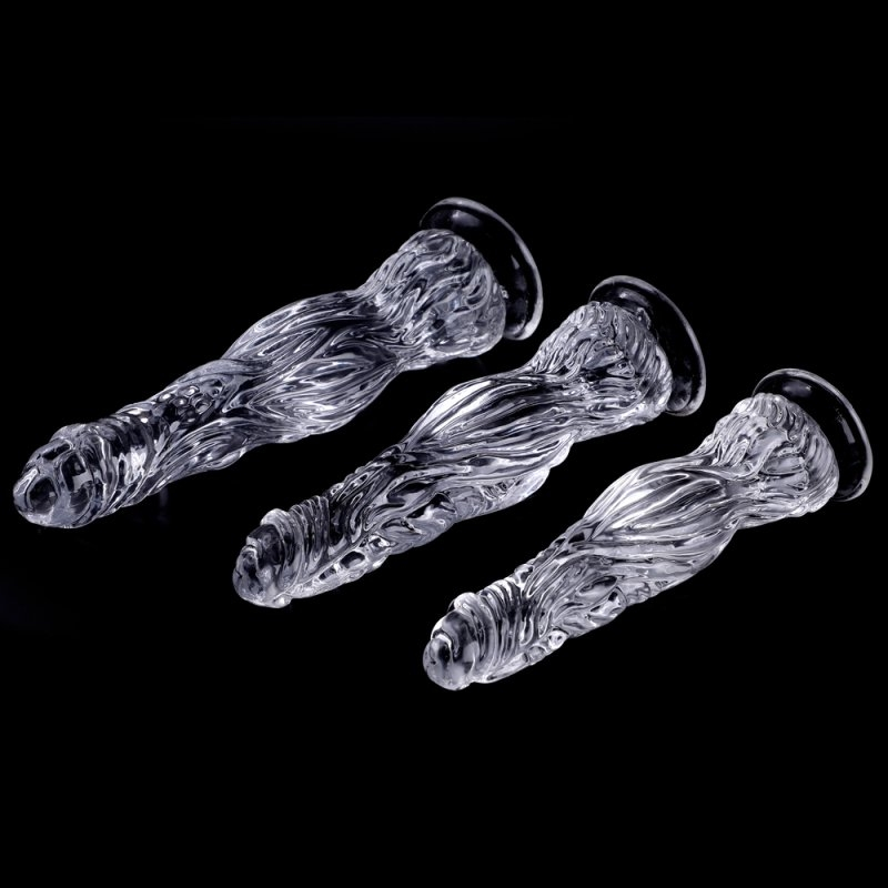gode monster transparent kail l 25 x 7cm 1