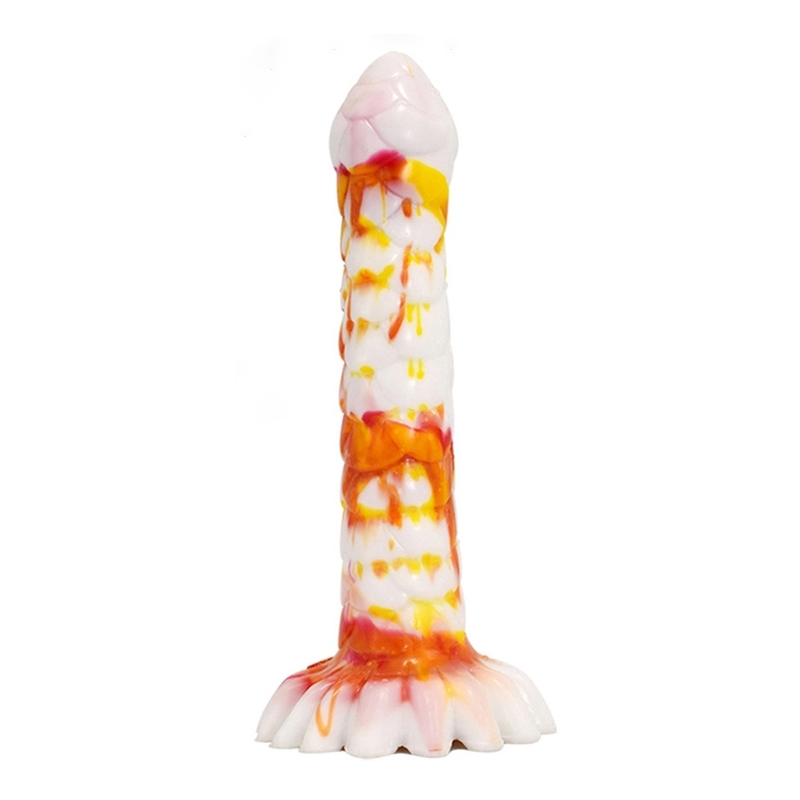 gode-nagal-21-x-4cm-blanc-orange gode nagal 21 x 4cm blanc orange