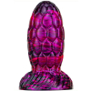 gode oeuf de dragon warnax 13 x 7cm violet noir