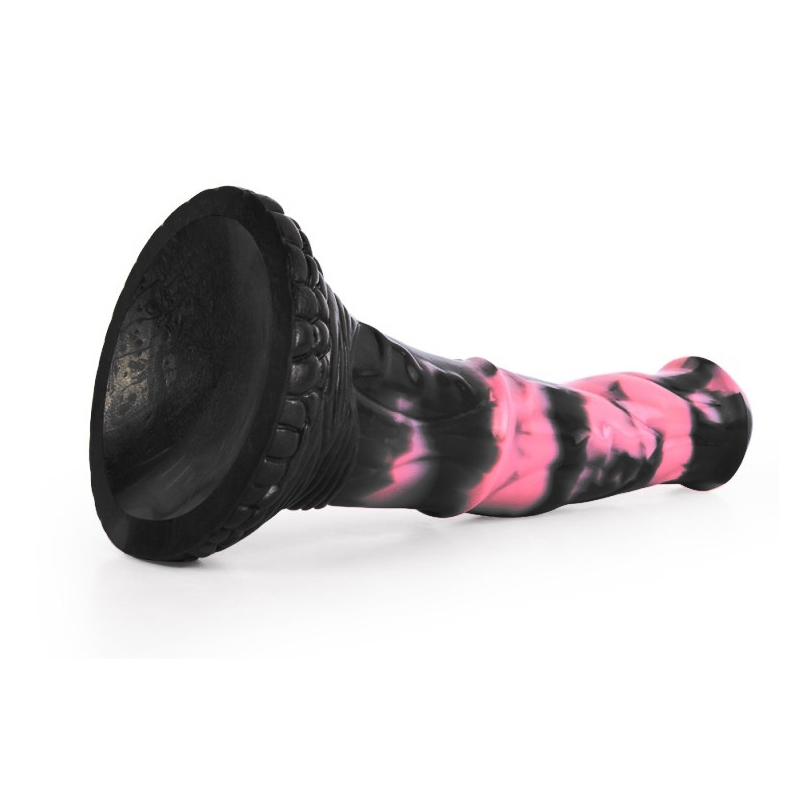 gode pirulf 18 x 5cm noir rose 5