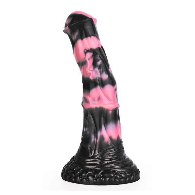 gode-pirulf-18-x-5cm-noir-rose gode pirulf 18 x 5cm noir rose