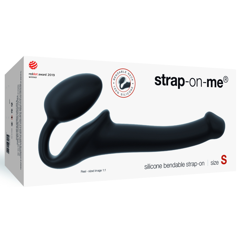 gode plug strap on me beandable s 15 x 35 cm noir 1