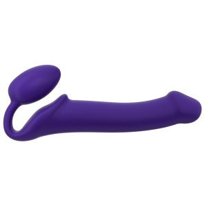 gode plug strap on me bendable l 16 x 37 cm violet scaled