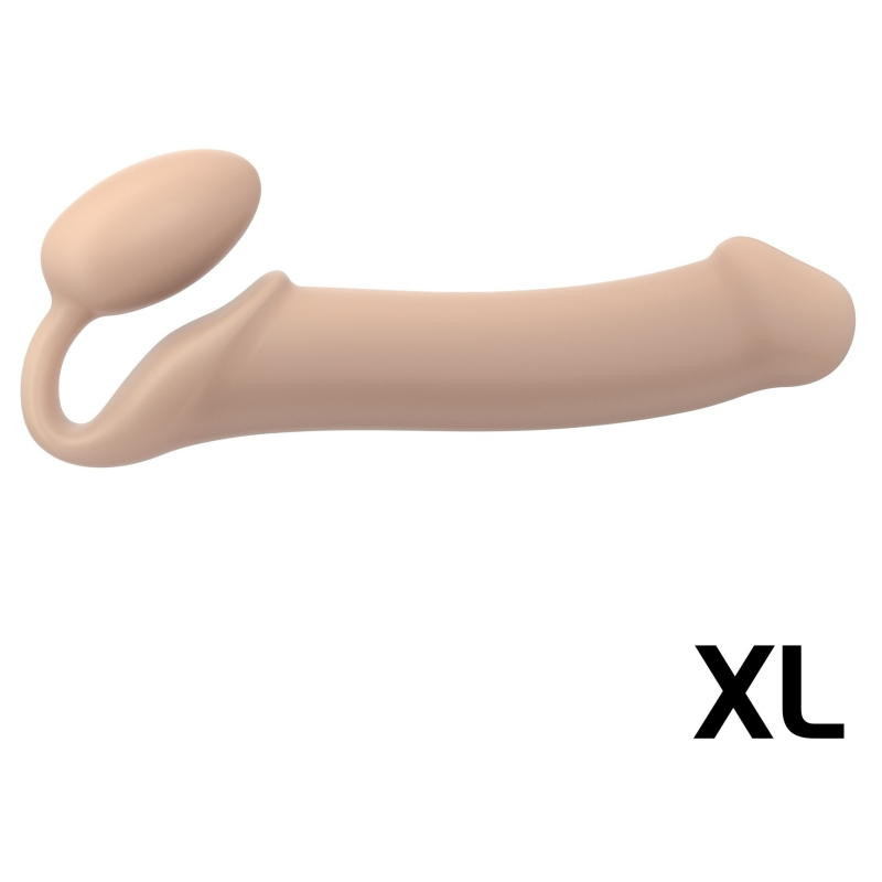 gode plug strap on me bendable xl 16 x 45cm vanille 2