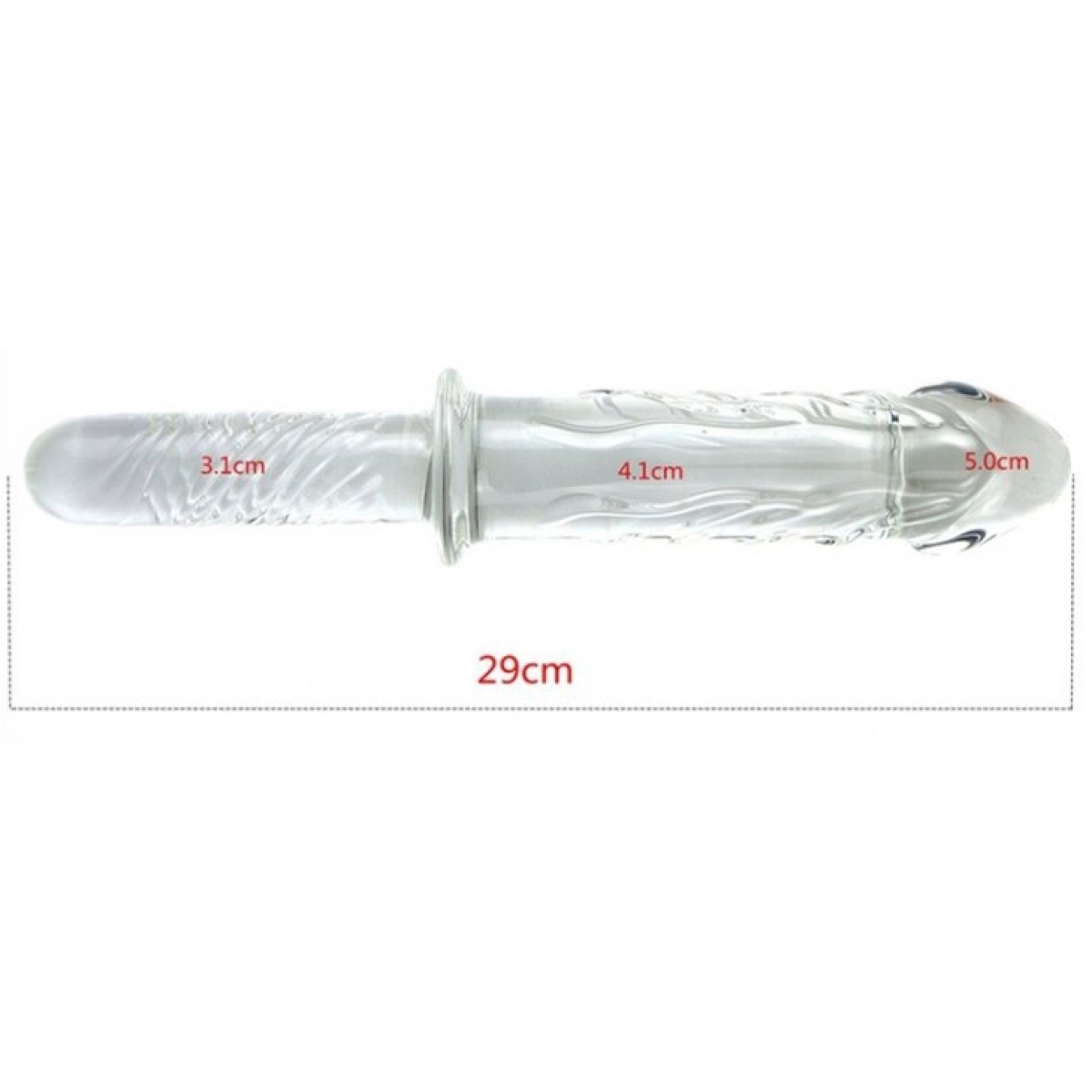 gode poignee en verre ice king 165 x 52cm 2