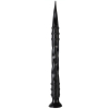gode pointed twist l 65 x 5 cm noir