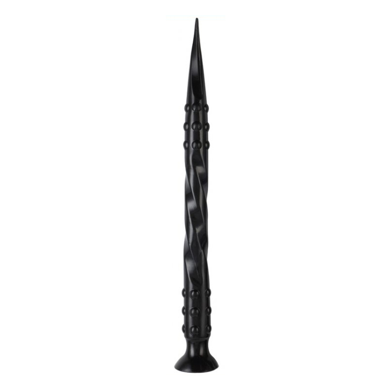 gode pointed twist l 65 x 5 cm noir