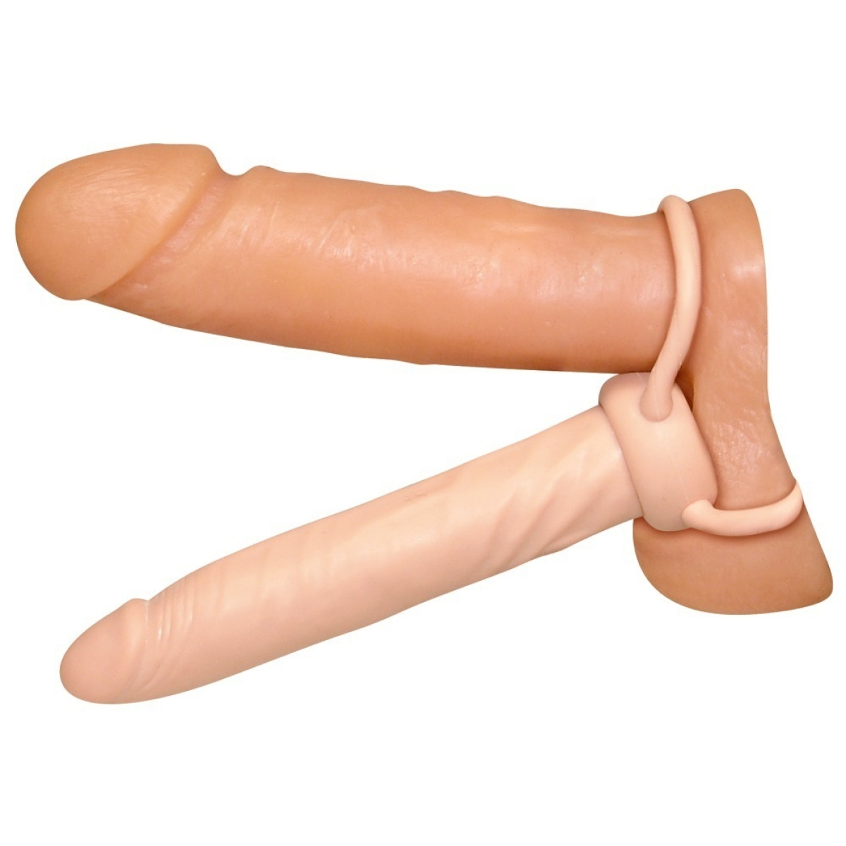 gode pour double penetration 135 x 25cm 2