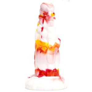 gode pythor 17 x 6cm blanc orange