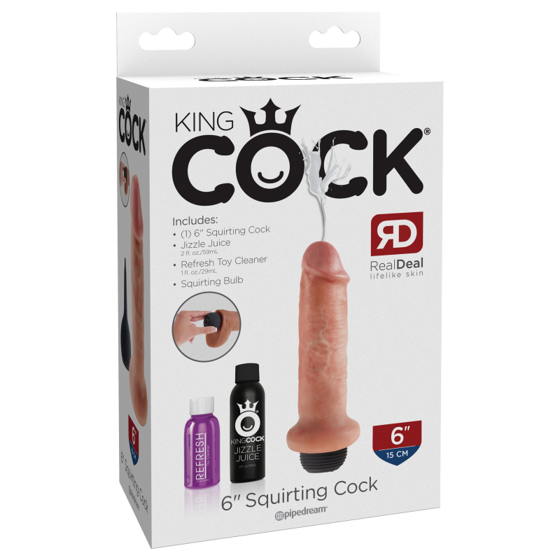 gode qui ejacule squirting king cock 16 x 44cm 1