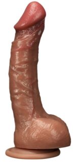 gode realdick 14 x 4cm marron