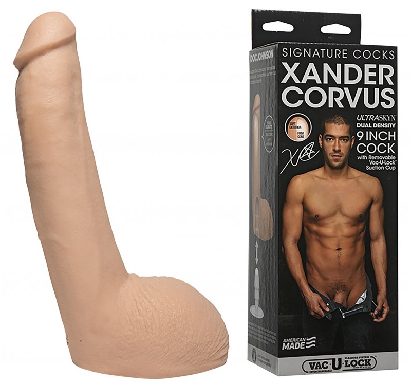 gode realiste acteur xander corvus 18 x 5 cm