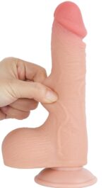 gode realiste avec bourses sliding skin 13 x 37cm 3