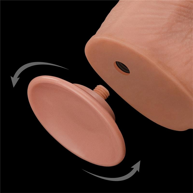 gode realiste avec bourses sliding skin 26 x 6cm 6