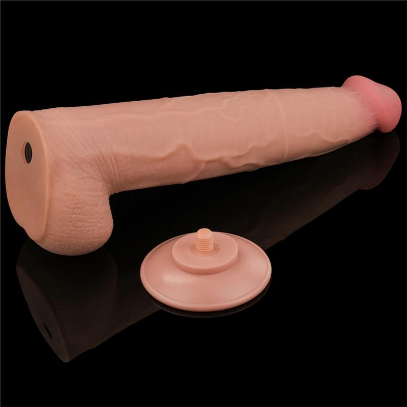 gode realiste avec bourses sliding skin 26 x 6cm 7