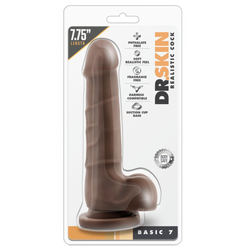 gode realiste basic up dr skin 14 x 35cm marron marron 1