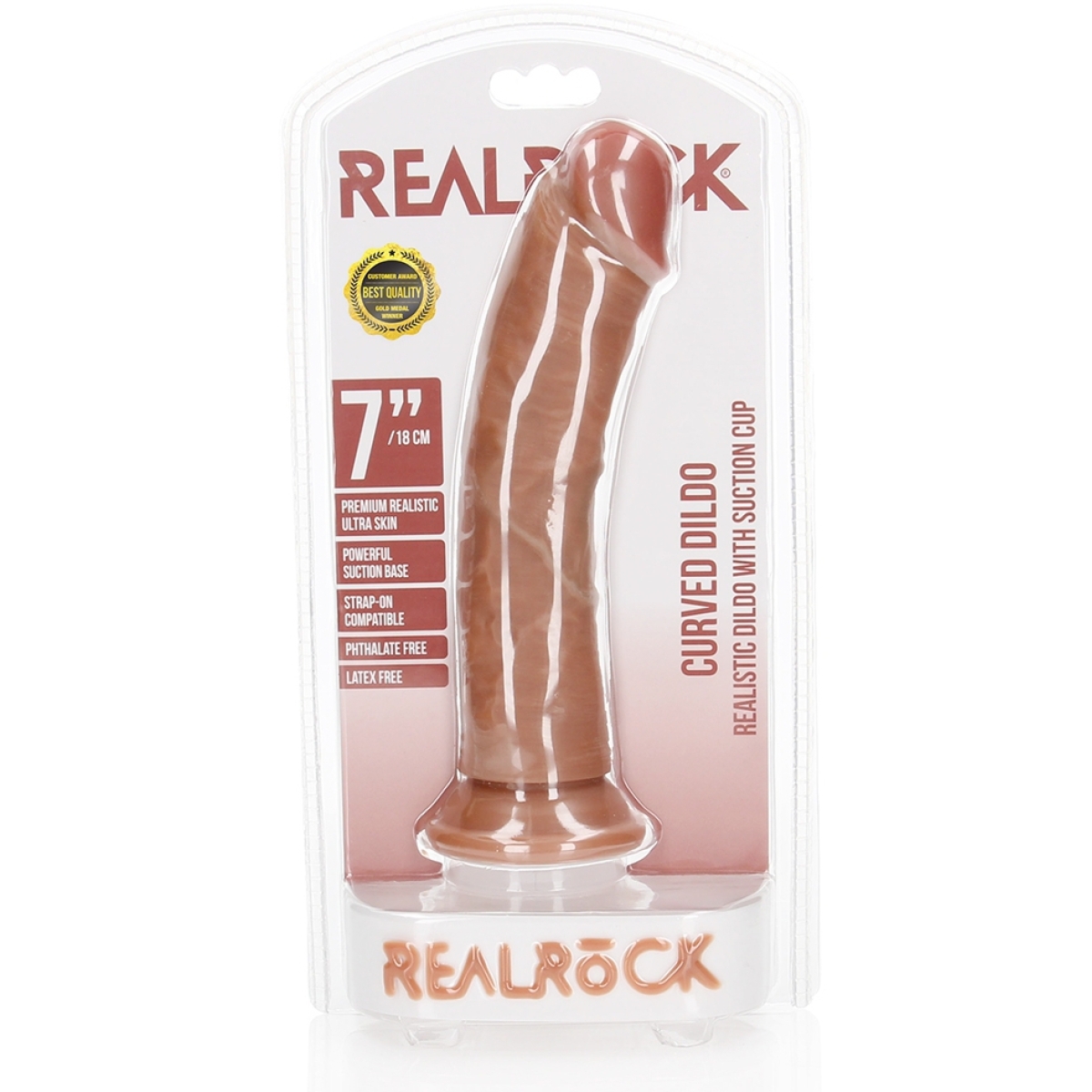 gode realiste curved dildo 18 x 42cm latino 1