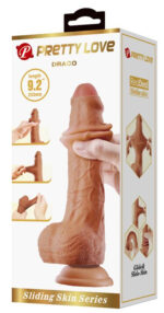 gode realiste draco 16 x 45cm marron 1