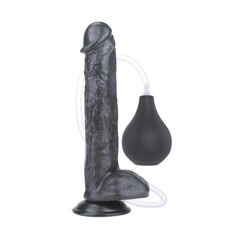 gode realiste ejaculateur squirt 22 x 45cm noir