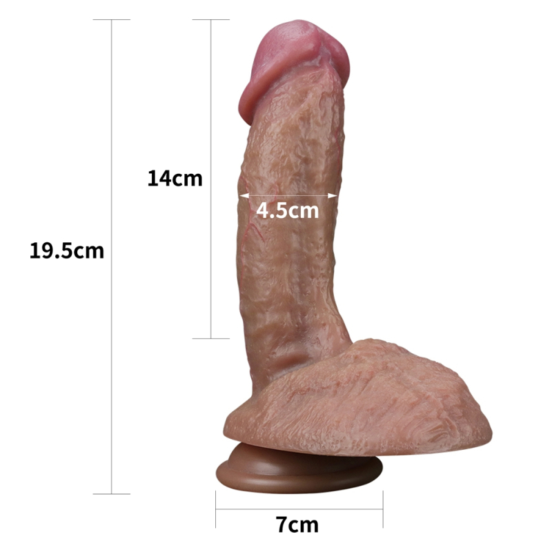 gode realiste glans up nature cock 15 x 45cm 20