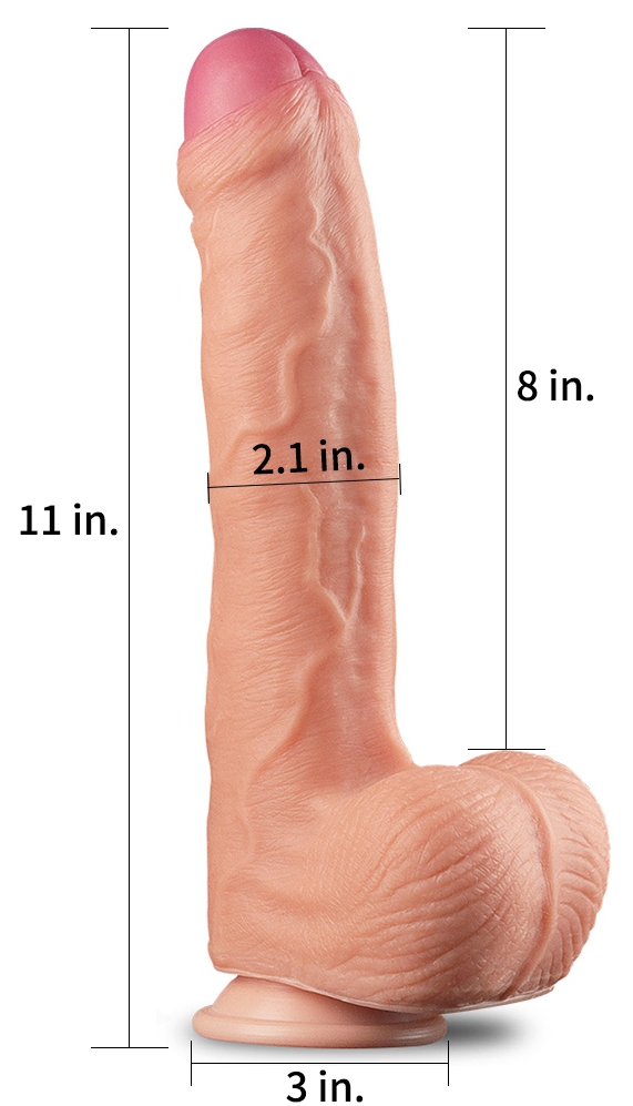 gode realiste king size nature cock 20 x 5cm 2