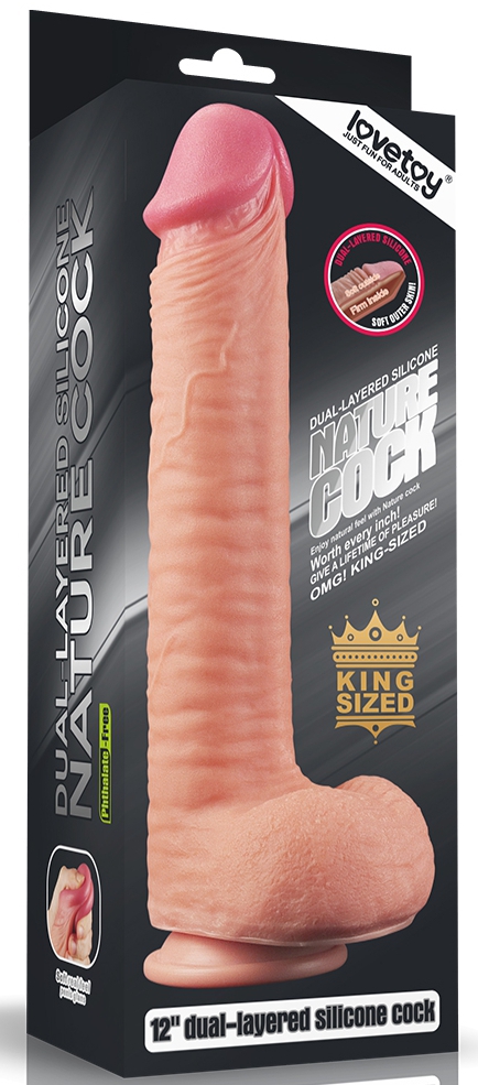 gode realiste king size xl nature cock 25 x 6cm 1 1