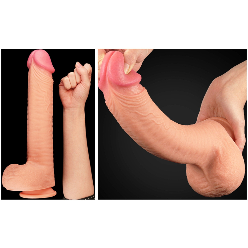 gode realiste king size xl nature cock 25 x 6cm 1 11