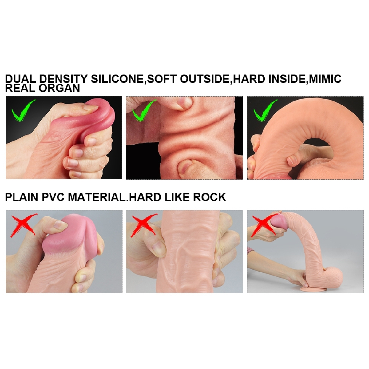 gode realiste king size xl nature cock 25 x 6cm 1 12