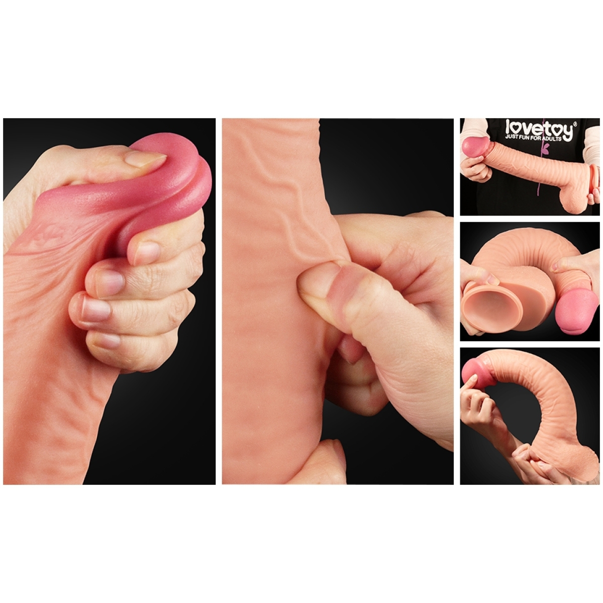 gode realiste king size xl nature cock 25 x 6cm 1 13