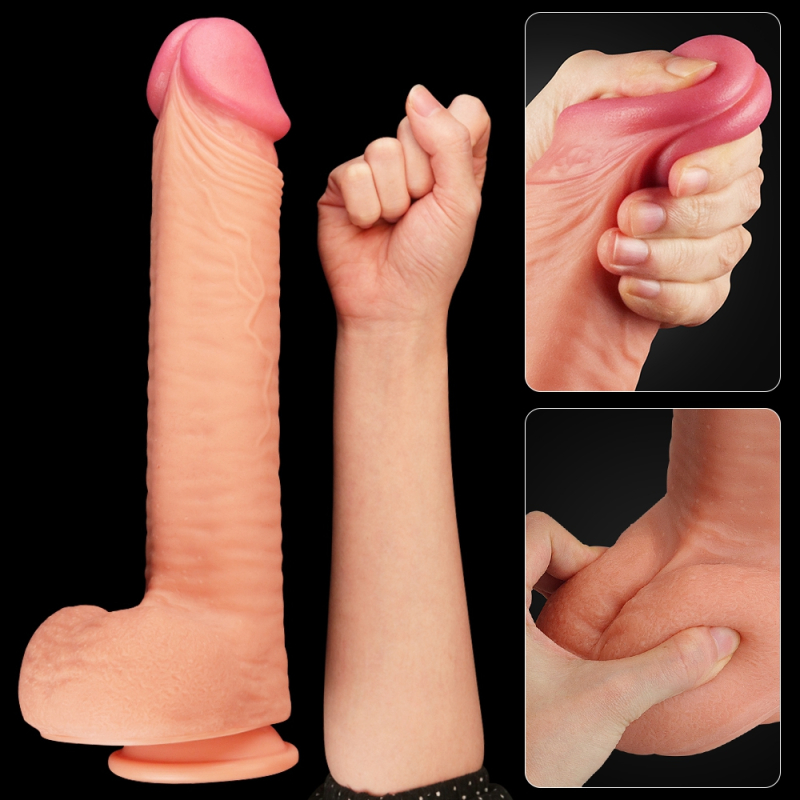 gode realiste king size xl nature cock 25 x 6cm 1 15