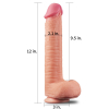gode realiste king size xl nature cock 25 x 6cm 1 2