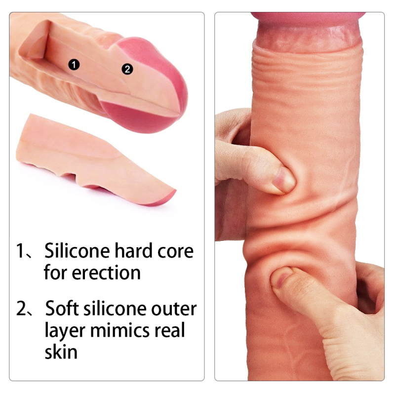gode realiste king size xl nature cock 25 x 6cm 1 3