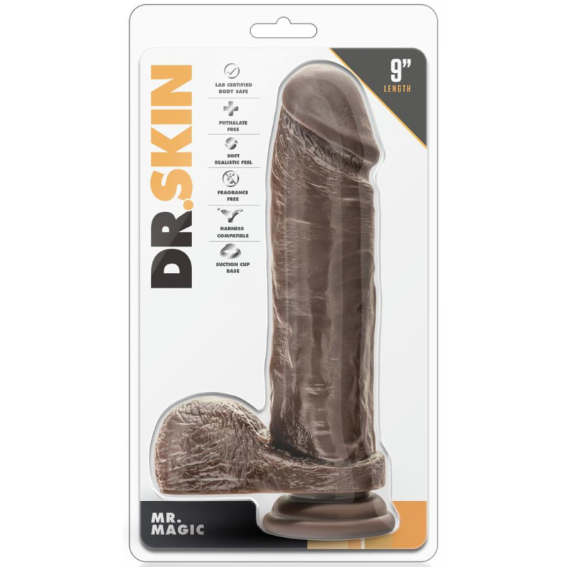 gode realiste mr magic dr skin 19 x 5cm marron 1