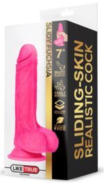 gode realiste slidy cock 125 x 38cm rose 1