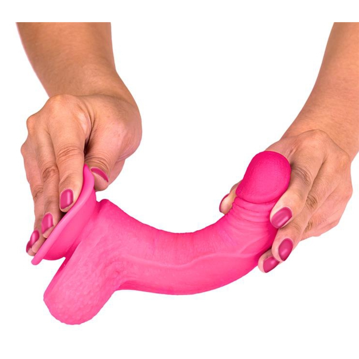 gode realiste slidy cock 125 x 38cm rose 3