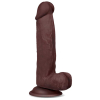gode realiste slidy cock 15 x 4cm marron