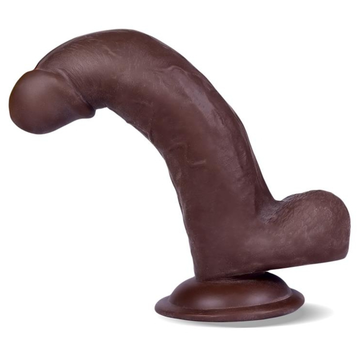 gode realiste slidy cock 15 x 4cm marron 2