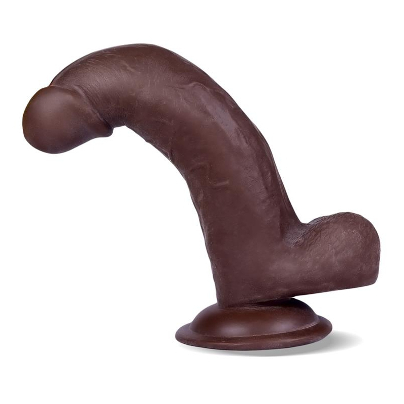 gode realiste slidy cock 15 x 4cm marron 2