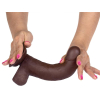 gode realiste slidy cock 15 x 4cm marron 5