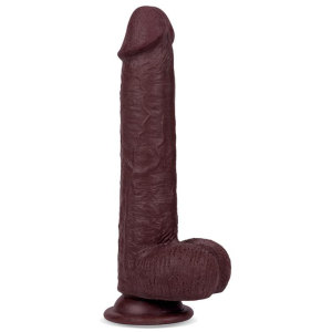 gode realiste slidy cock 17 x 4cm marron