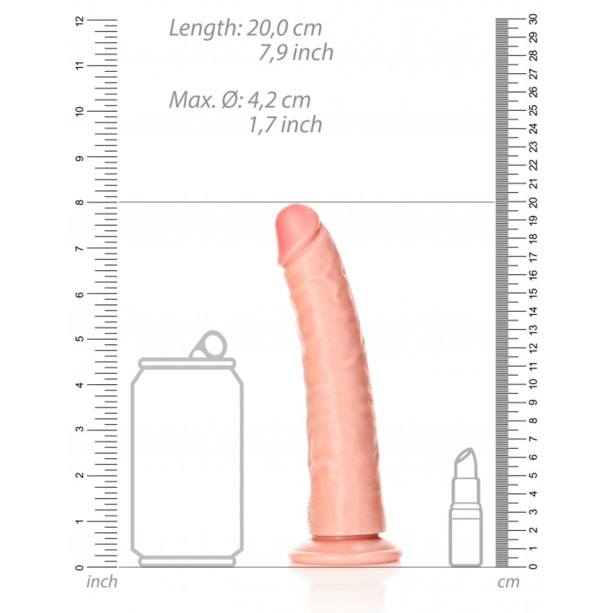 gode realiste slim dildo realrock 18 x 42cm 6