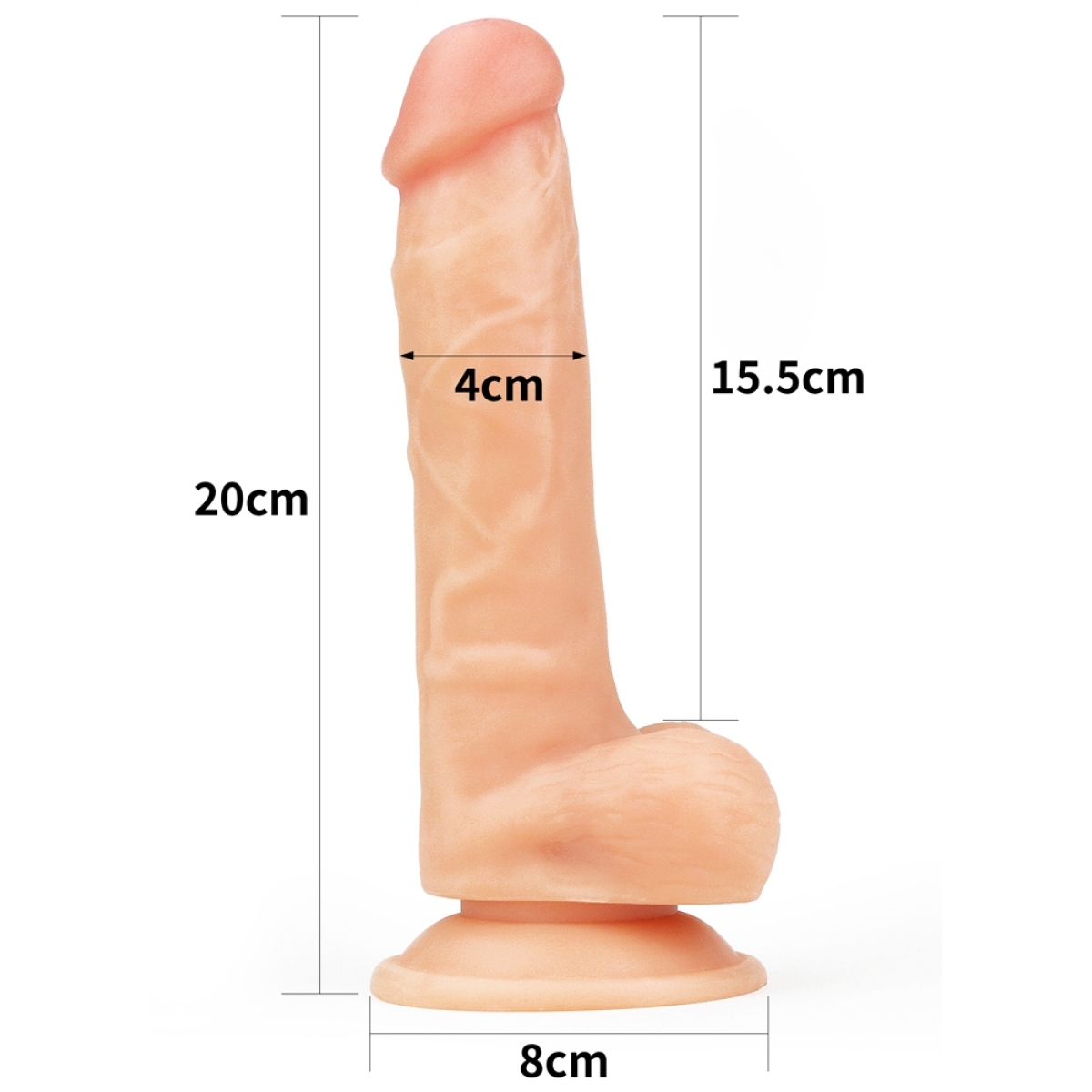 gode realiste soft dude 15 x 4cm 6