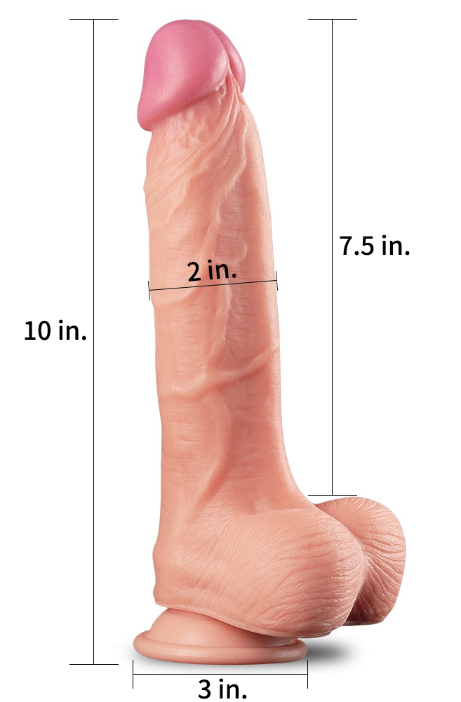 gode realiste uppy king size nature cock 19 x 5cm 2