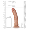 gode realiste ventouse curved realrock 20 x 46cm latino 5