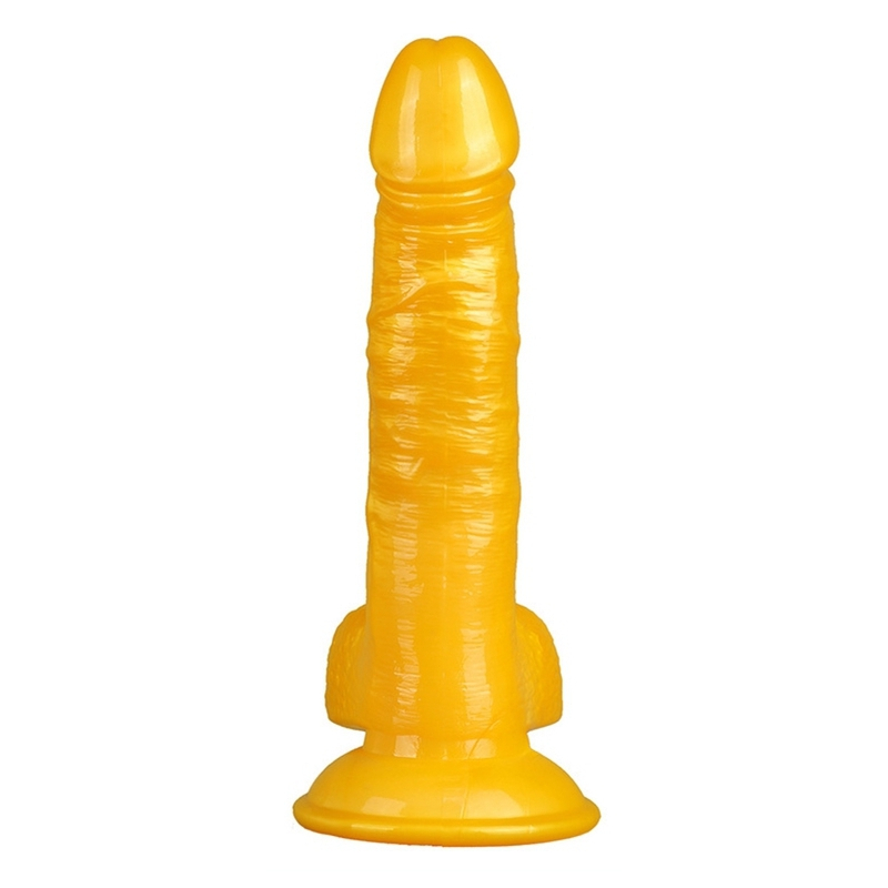 gode realistic billy 16 x 4cm orange 1