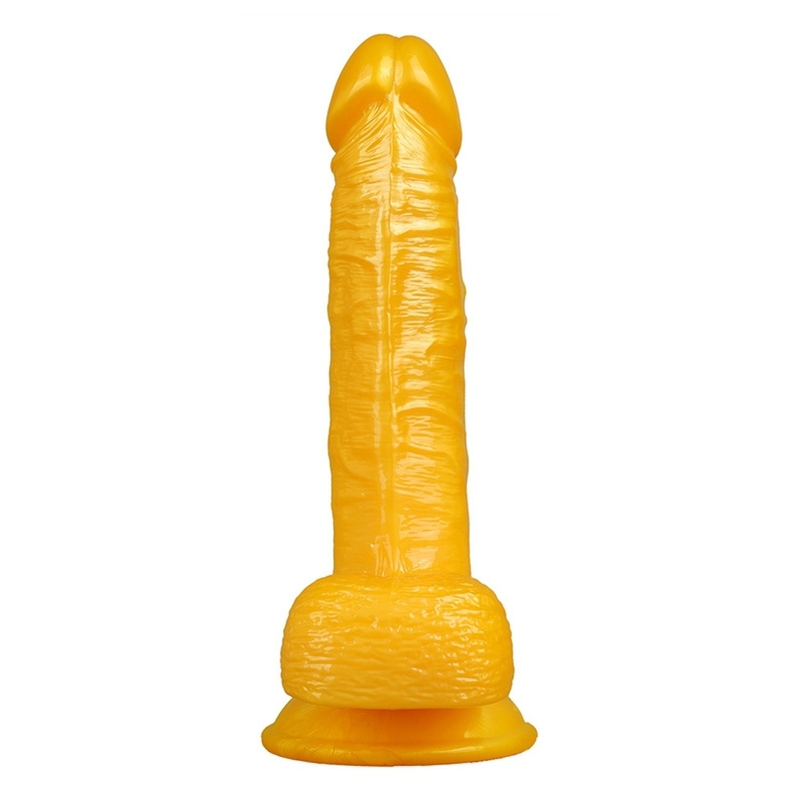 gode realistic billy 16 x 4cm orange 2