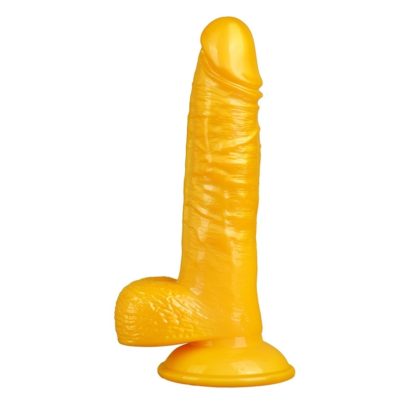 gode realistic billy 16 x 4cm orange