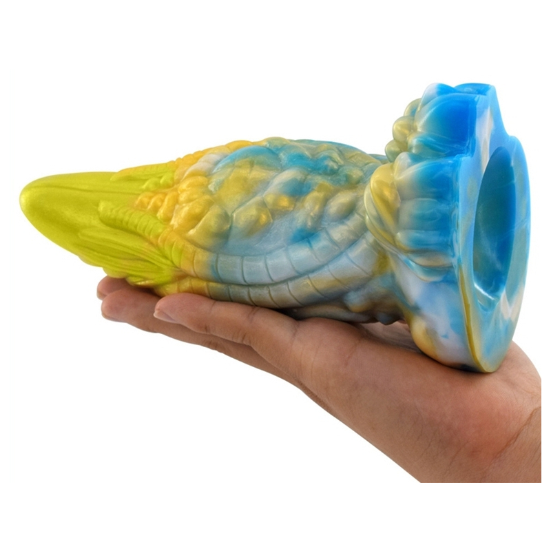gode rhegax 16 x 65cm dore bleu 1
