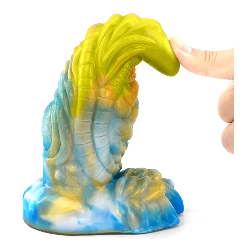 gode rhegax 16 x 65cm dore bleu