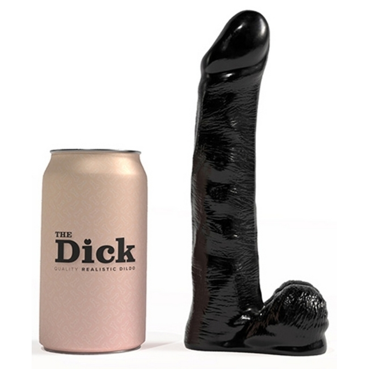 gode rocky 19 x 4 cm noir